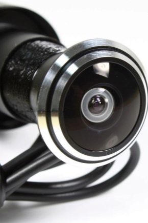  Camera in the door peephole with recording