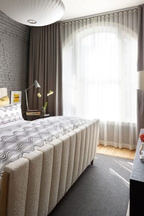  Wir wählen den Tüll im Schlafzimmer aus