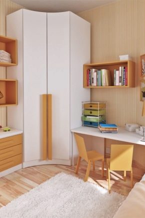  Eckkleiderschränke im Kinderzimmer