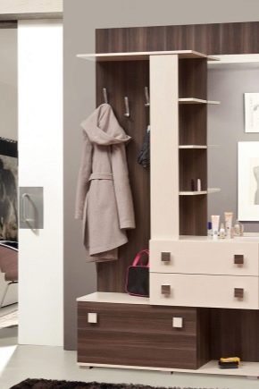 Schmaler Kleiderschrank im Flur