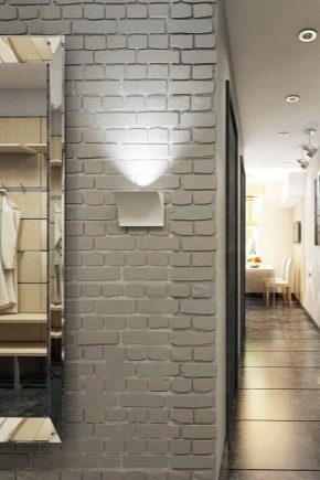  Décoration murale dans le couloir avec brique décorative
