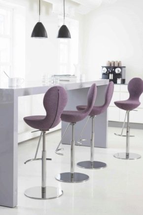 Design Barhocker im Innenraum