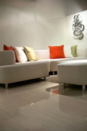  Glänzendes Laminat im Innenraum