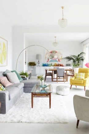  Innenarchitektur des skandinavischen Artwohnzimmers