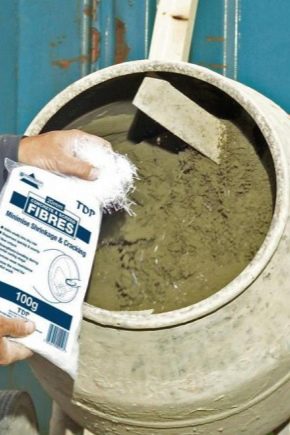  Fiber for floor screed: features of use