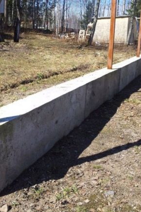  Rules for the manufacture of the foundation for the fence