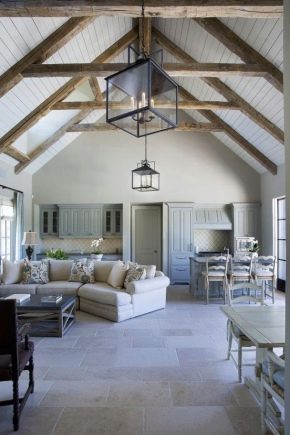  Dachdecke: Eigenschaften des Geräts und Finishing-Optionen