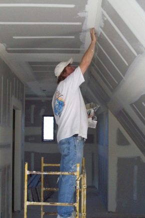  Plasterboard plaster: what and how to do it?