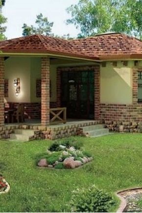  Sauna with a veranda under one roof: beautiful projects