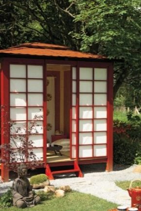  Gazebo de style japonais: caractéristiques de design oriental