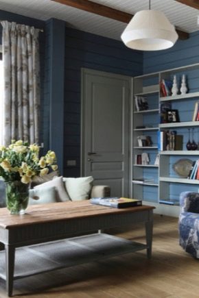  Gemalte Wandverkleidung in der Innenarchitektur