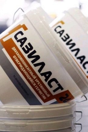  Sealants Sazilast: Arten und Spezifikationen