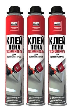  Mousse à colle TechnoNICOL pour polystyrène expansé: caractéristiques de choix et d'application