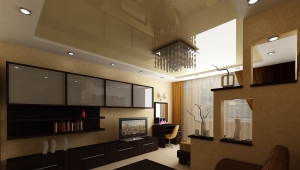  Salon-cuisine design de 20 mètres carrés. m