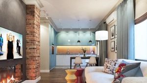  Salon-cuisine design de 30 mètres carrés. m