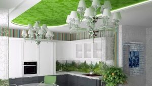  Plafond tendu dans la cuisine: commentaires