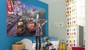  Papier peint avec des voitures pour la pépinière