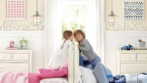  Papier peint dans la crèche pour enfants de différents sexes