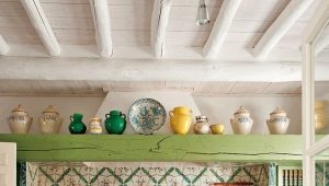  Panneaux au plafond dans la cuisine