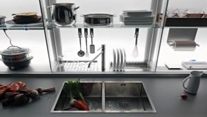  Etagères de cuisine: caractéristiques et avantages