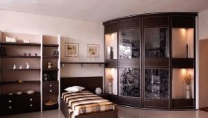  Armoire d'angle semi-circulaire