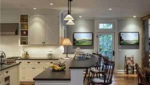  La hauteur du bar dans la cuisine