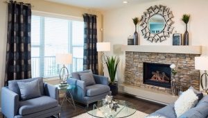  Miroir sur la cheminée