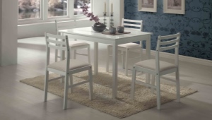  Chaises blanches pour la cuisine