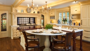  Table de cuisine blanche