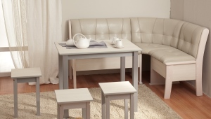  Canapés dans la cuisine avec boîte de rangement