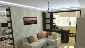  Conception d'une loggia combinée avec une pièce