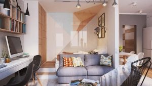  Studio de design de 18 mètres carrés. m