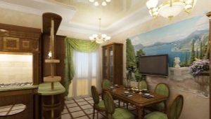  Mural on the kitchen wall