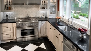  Cuisine avec évier par la fenêtre