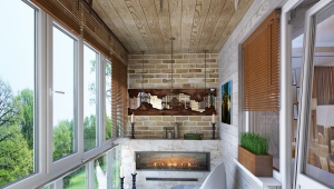  Finition du balcon à l'intérieur