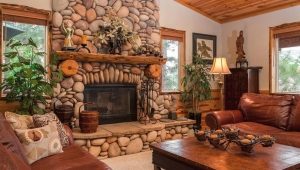  Décoration de cheminée avec pierre décorative