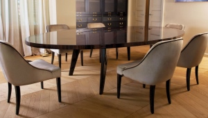  Table de cuisine ovale