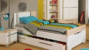  Lit adolescent avec tiroirs