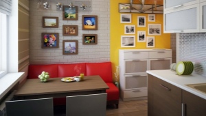 Canapé de cuisine directe pour une petite cuisine