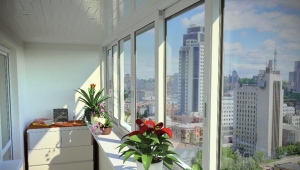  Fenêtres coulissantes sur le balcon