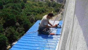  Réparation du toit d'un balcon