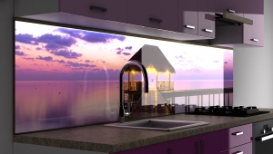  Panneaux muraux avec impression photo pour la cuisine