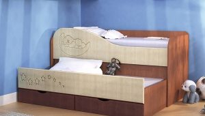 Retractable bed for two children