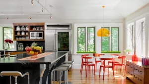  Chaises avec dos à la cuisine