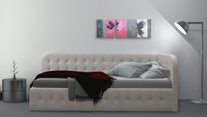  Lits simples avec mécanisme de levage