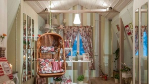  Chaise suspendue en osier