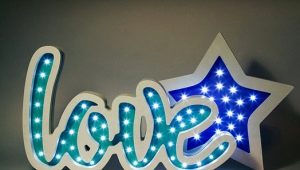  Night light made of wood