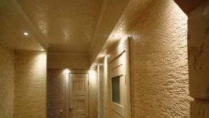  Enduit décoratif à l'intérieur du couloir