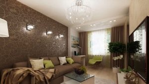  Conception du papier peint combiné pour la salle