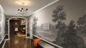 Hallway wallpaper: design features